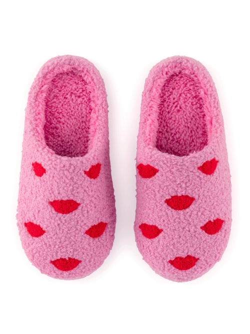 LIPS SLIPPERS, PINK